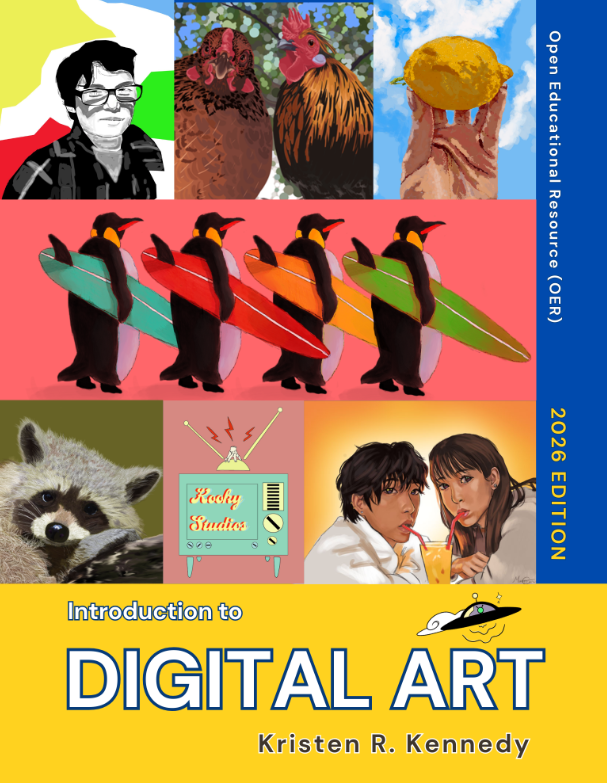 digital art textbook cover