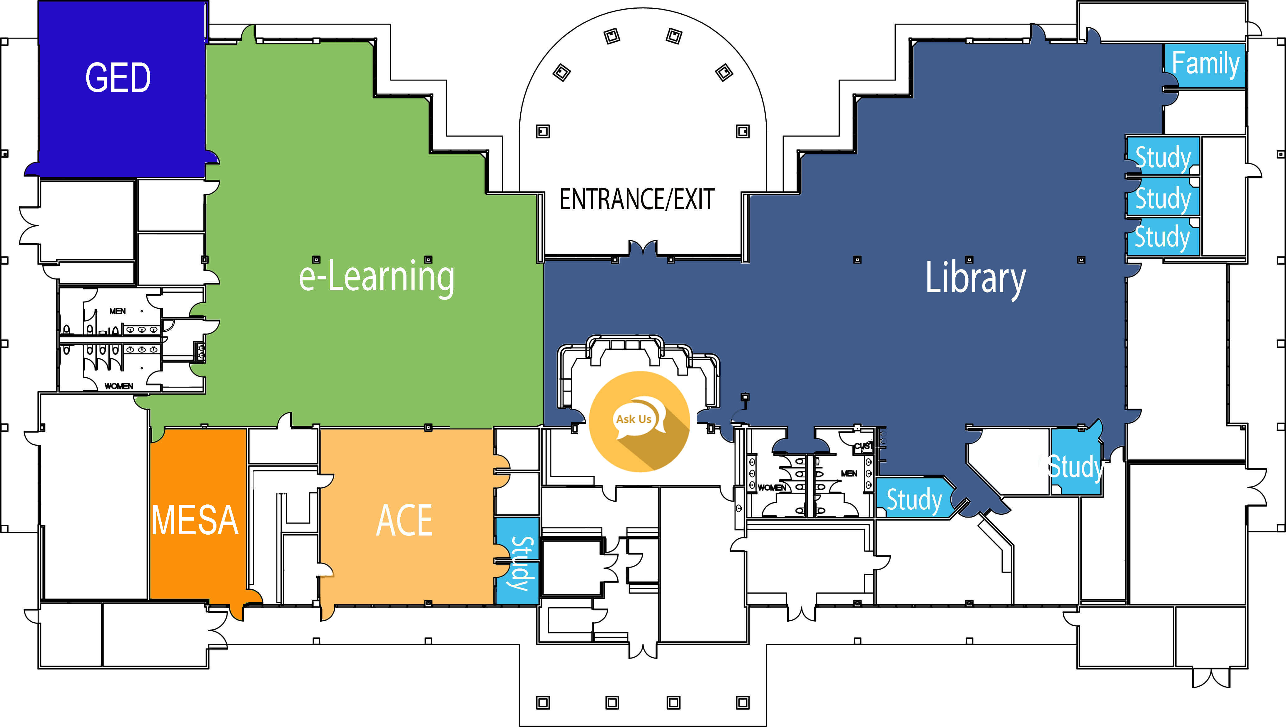 Lemoore Learning Resource Center Map